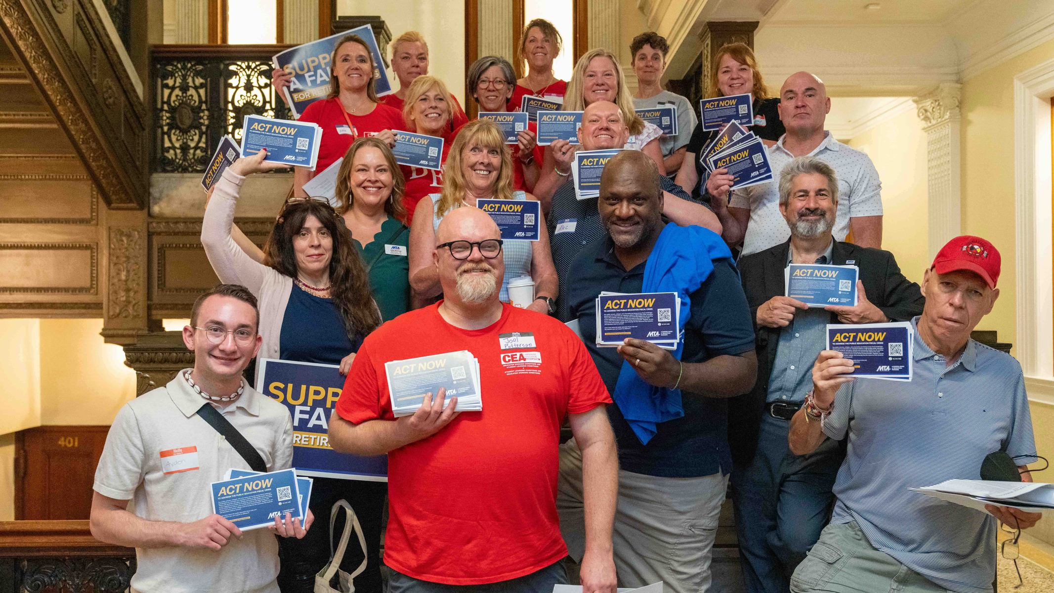 Fiscal Crisis Postcard Campaign